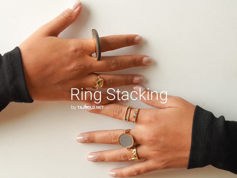 راه‌های ست‌کردن چند انگشتر کنار هم  